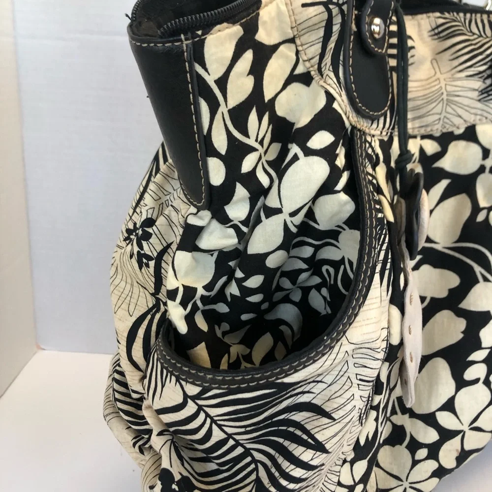 Relic fabric hobo purse